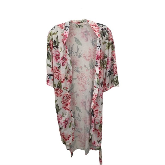 Show me your MuMu Floral Robe One Size - Picture 5 of 8